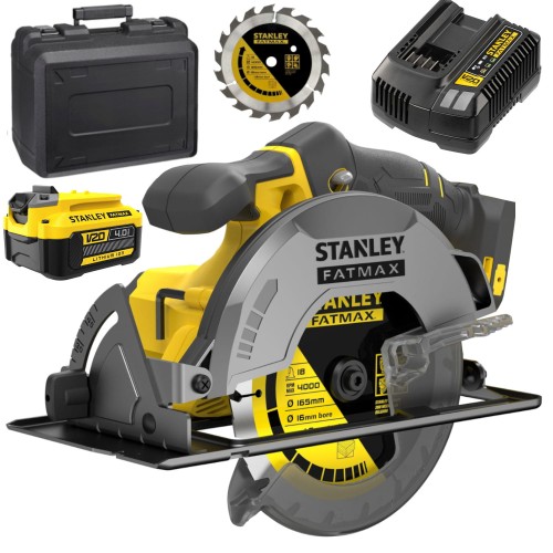 STANLEY SFMCS500 Pilarka tarczowa 18V 165mm FatMax V20 4.0Ah ładowarka kufer