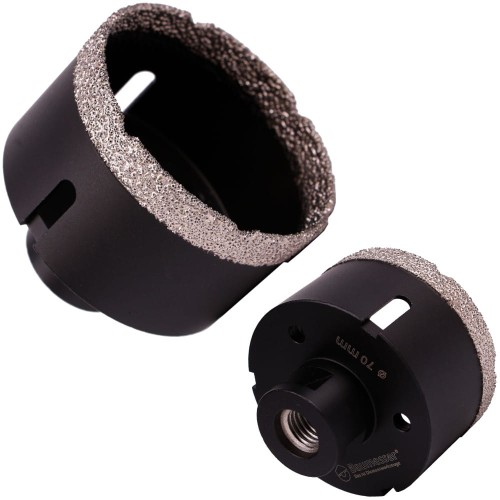 Otwornica diamentowa do ceramiki, gresu 70mm M14 Baumesser Keramik Pro