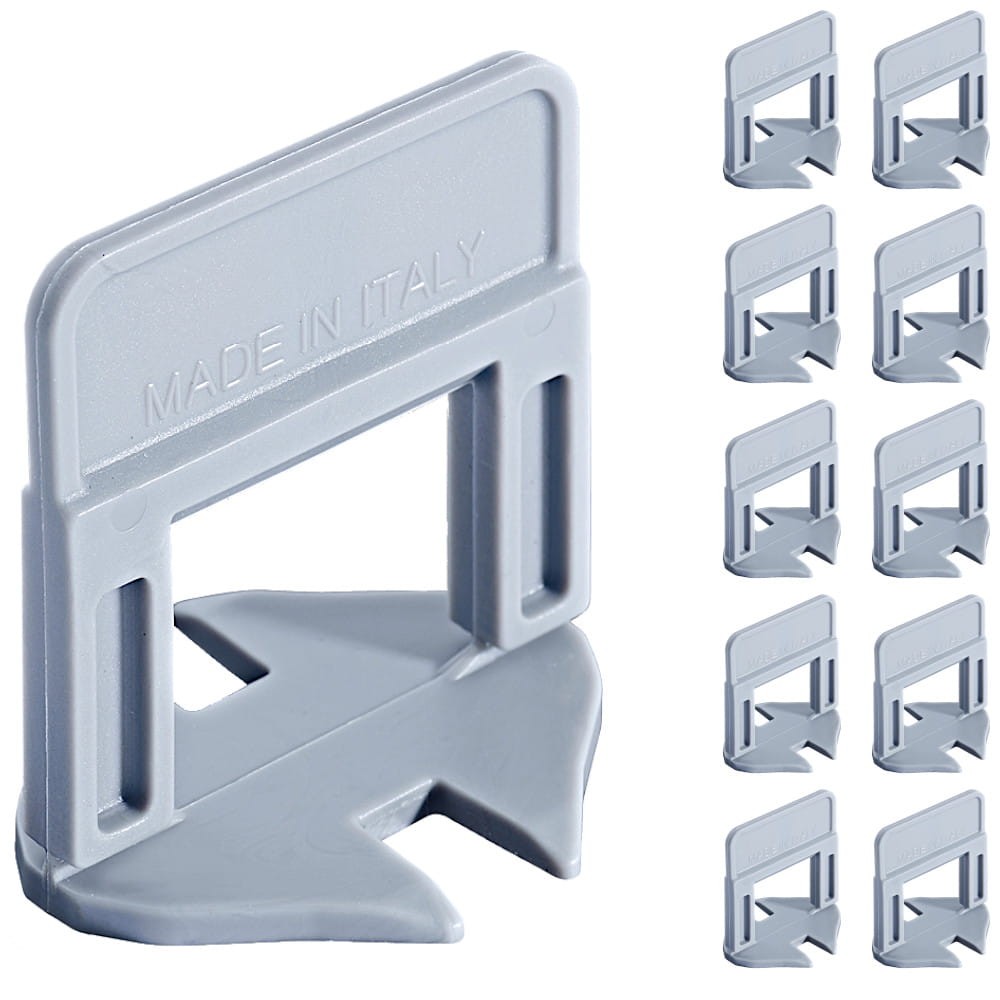 Klipsy do systemu poziomowania RLS 4,8mm zestaw 250szt. Raimondi 180BAS48B0250