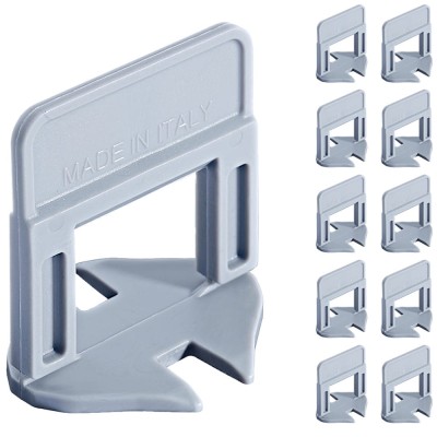Klipsy do systemu poziomowania RLS 4,8mm zestaw 250szt. Raimondi 180BAS48B0250