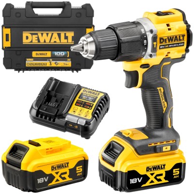 Wiertarko wkrętarka udarowa 18V XR 68Nm aku 2x 5,0Ah DeWalt DCD100YP2T