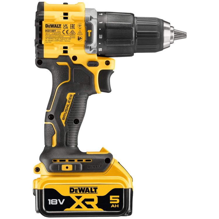 Wiertarko wkrętarka DeWalt DCD100YP2T