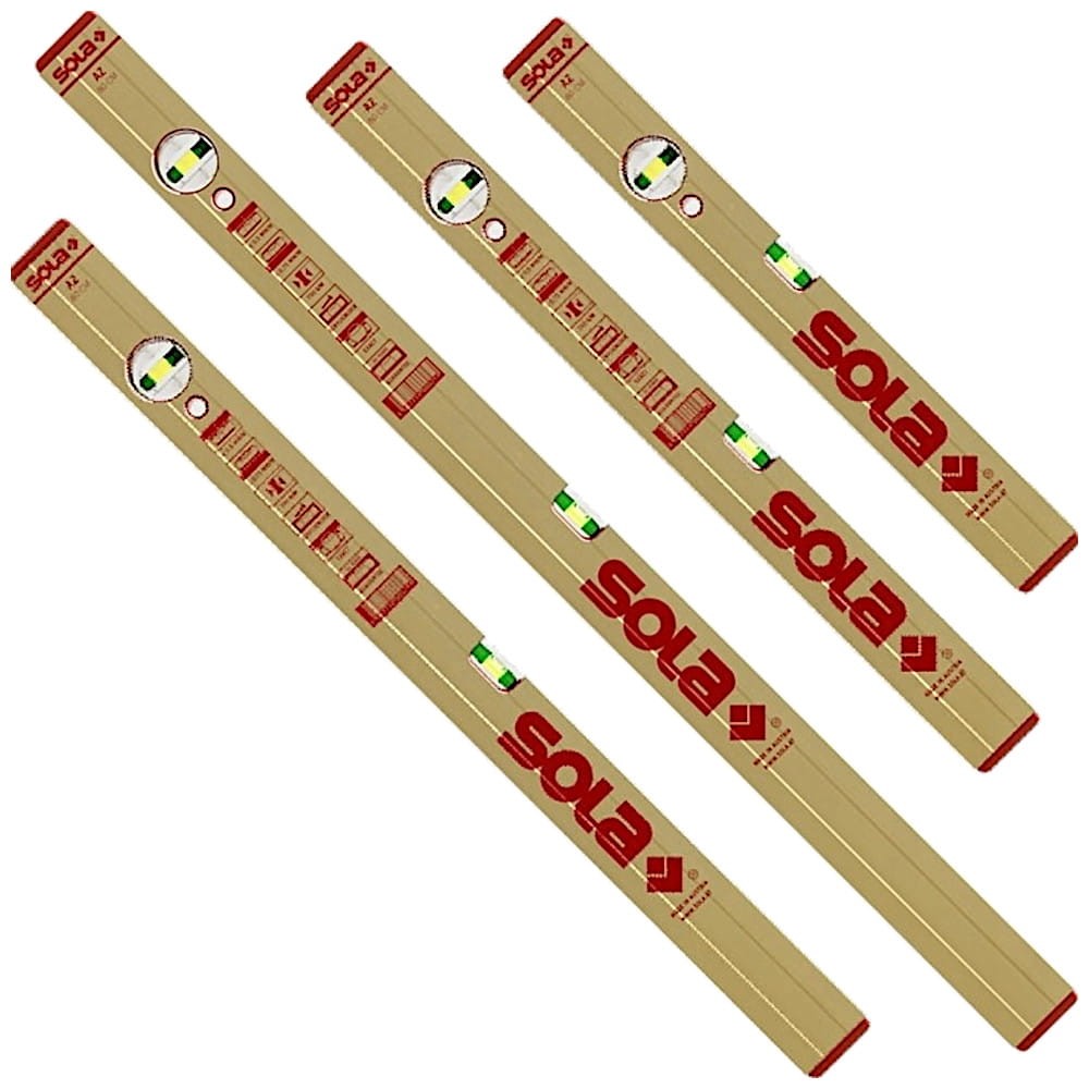 SOLA Zestaw 4 poziomic AZ 40cm, 80cm, 120cm, 200cm