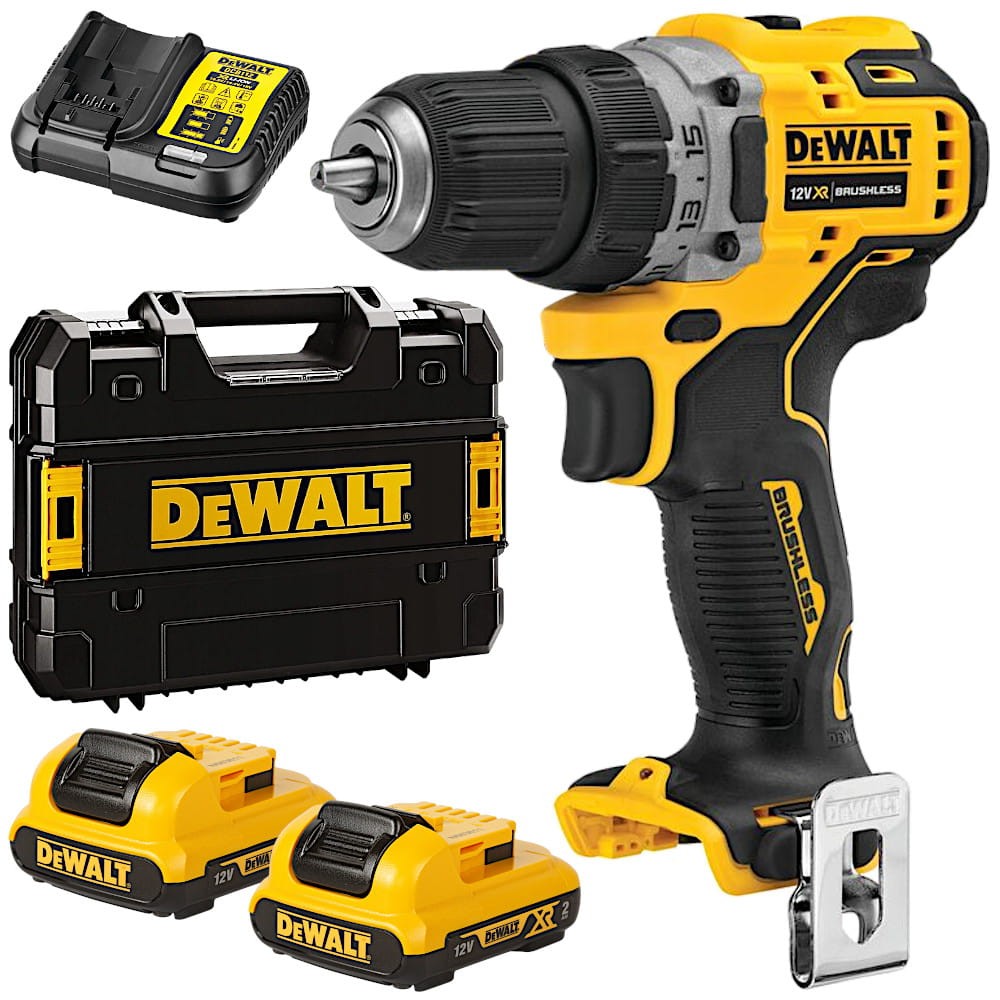 Wiertarko wkrętarka 12V XR 2x 2.0Ah 57Nm DeWalt DCD701D2