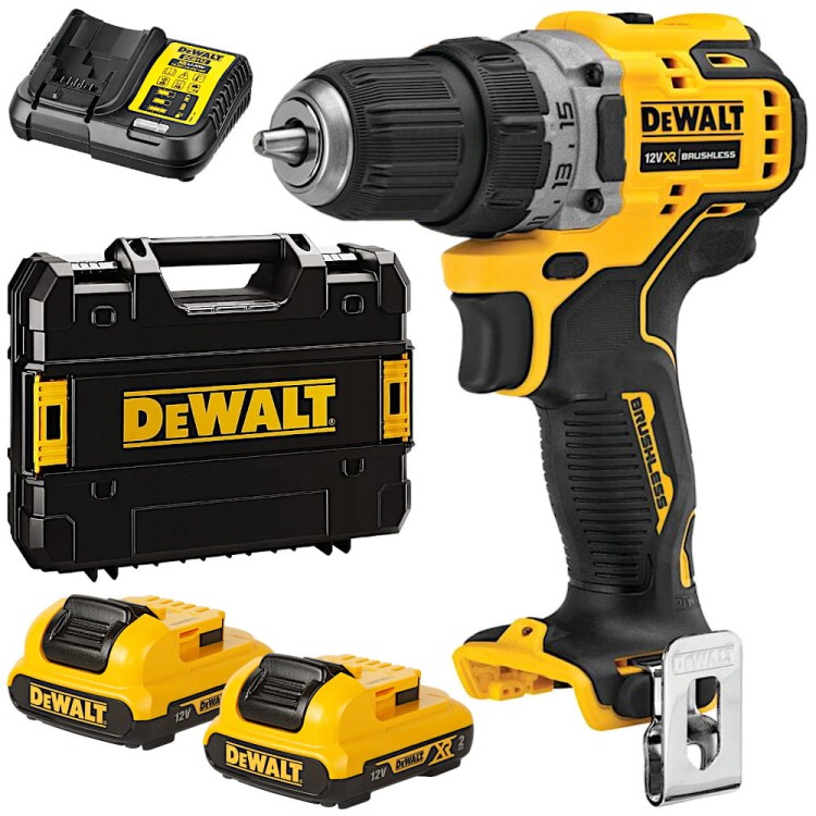 Wiertarko wkrętarka 12V XR 2x 2.0Ah 57Nm DeWalt DCD701D2