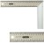 Kątownik stalowy z podziałką 140 x 250mm Stanley 1-45-685