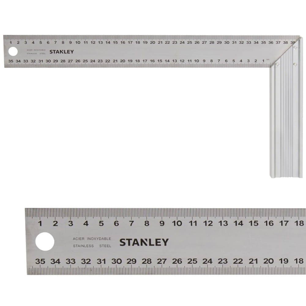 Kątownik stalowy z podziałką 200 x 400mm Stanley 1-45-687