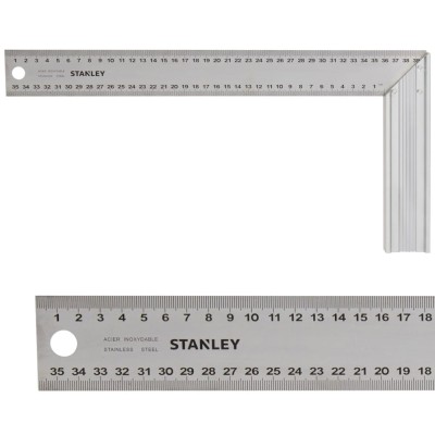 Kątownik stalowy z podziałką 200 x 400mm Stanley 1-45-687