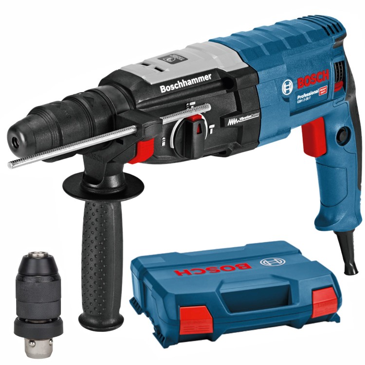 Młot udarowo-obrotowy z uchwytem SDS PLUS 880W walizka Bosch GBH 2-28 F