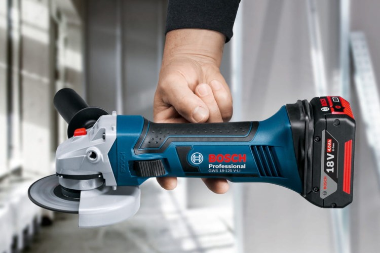 Szlifierka kątowa Bosch GWS 18-125 V-LI zastosowanie