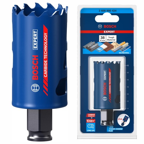 Otwornica Expert Multi Material PC Plus 38mm do drewna stali PCV Bosch