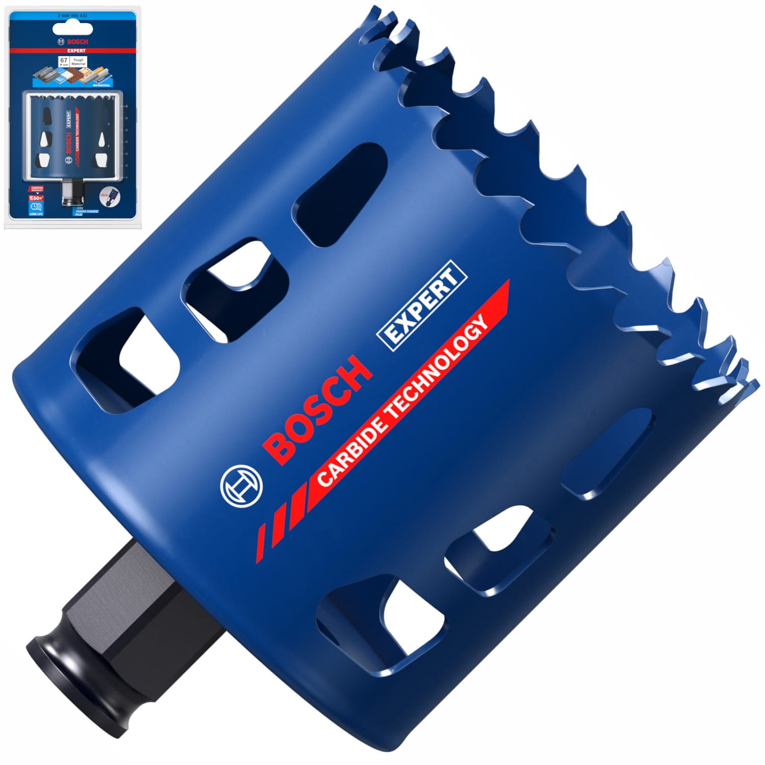 Otwornica Expert Multi Material PC Plus 67mm do drewna stali PCV Bosch