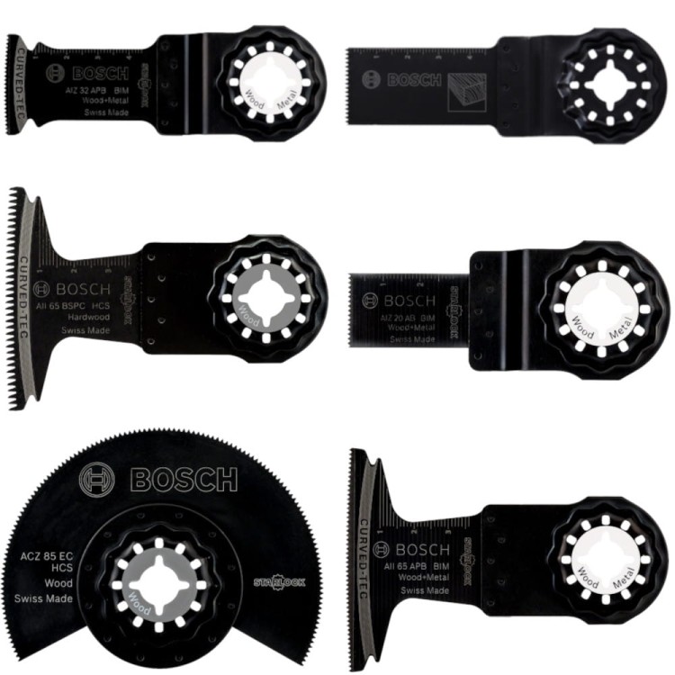 Zestaw brzeszczotów do multitool Starlock 9szt BOSCH 2608669146