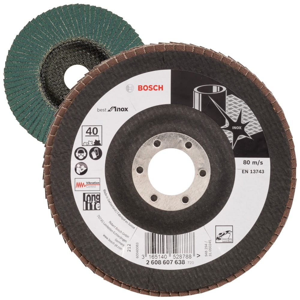 Tarcza listkowa do stali nierdzewnej 125mm gr. 40 Bosch X581 Best for Inox