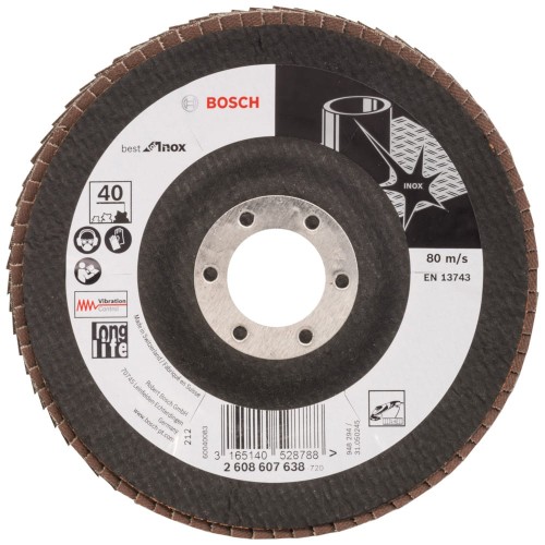 Tarcza listkowa do stali nierdzewnej Bosch X581 Best for Inox