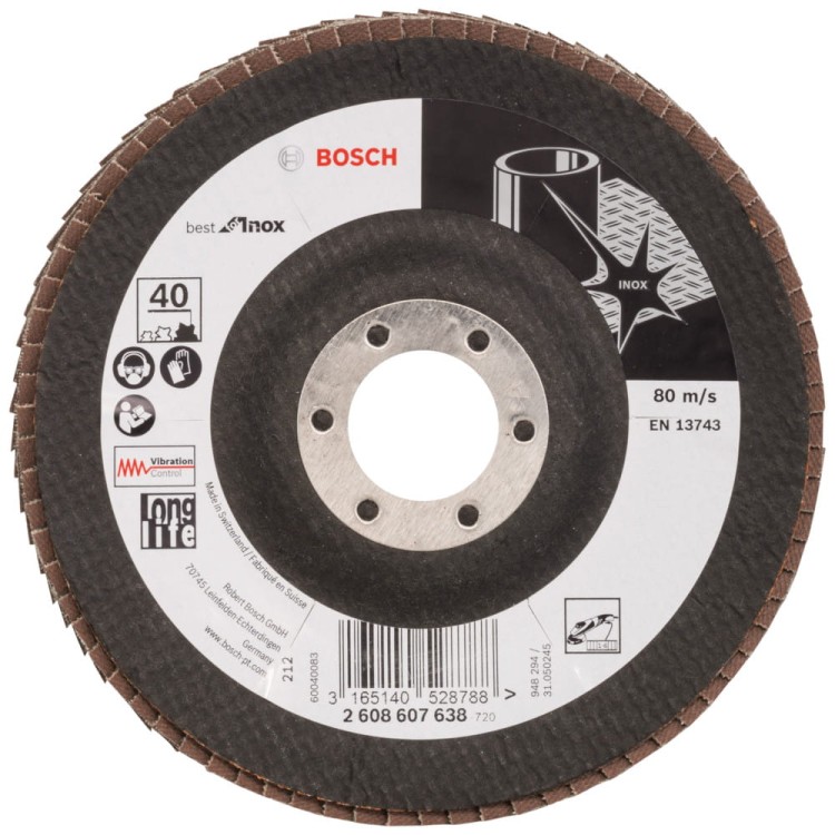 Tarcza listkowa do stali nierdzewnej Bosch X581 Best for Inox