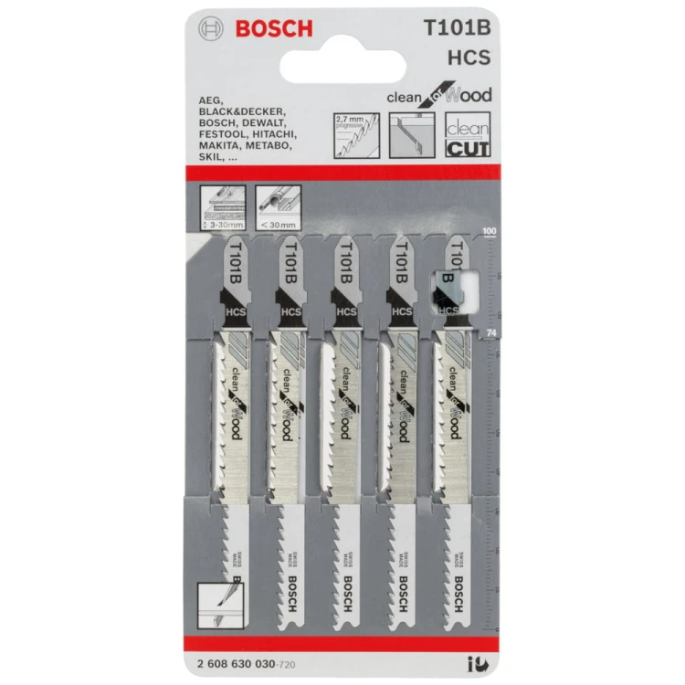 BOSCH Brzeszczot do drewna T 101 B Clean for Wood