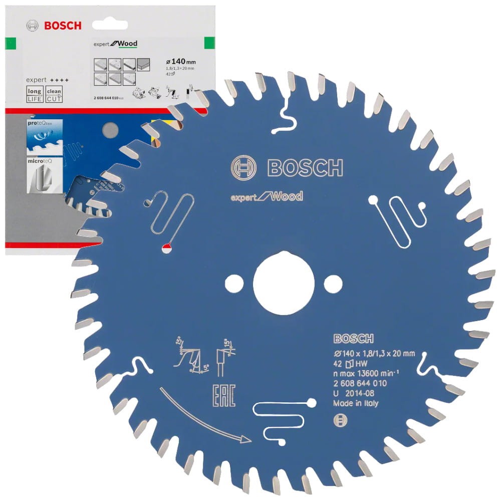 Tarcza pilarska do drewna 140 x 20mm 42z Expert for Wood Bosch
