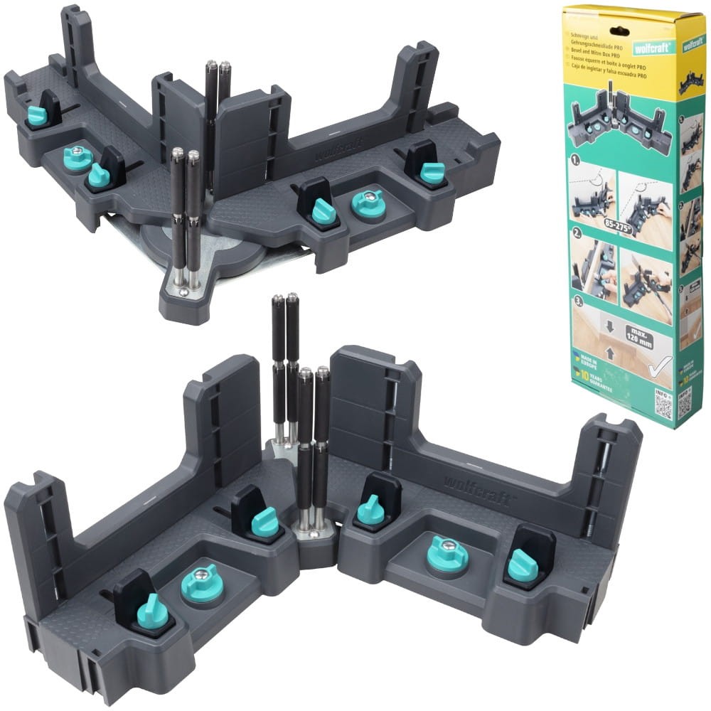 Regulowany przymiar i skrzynka uciosowa PRO Wolfcraft 6956000