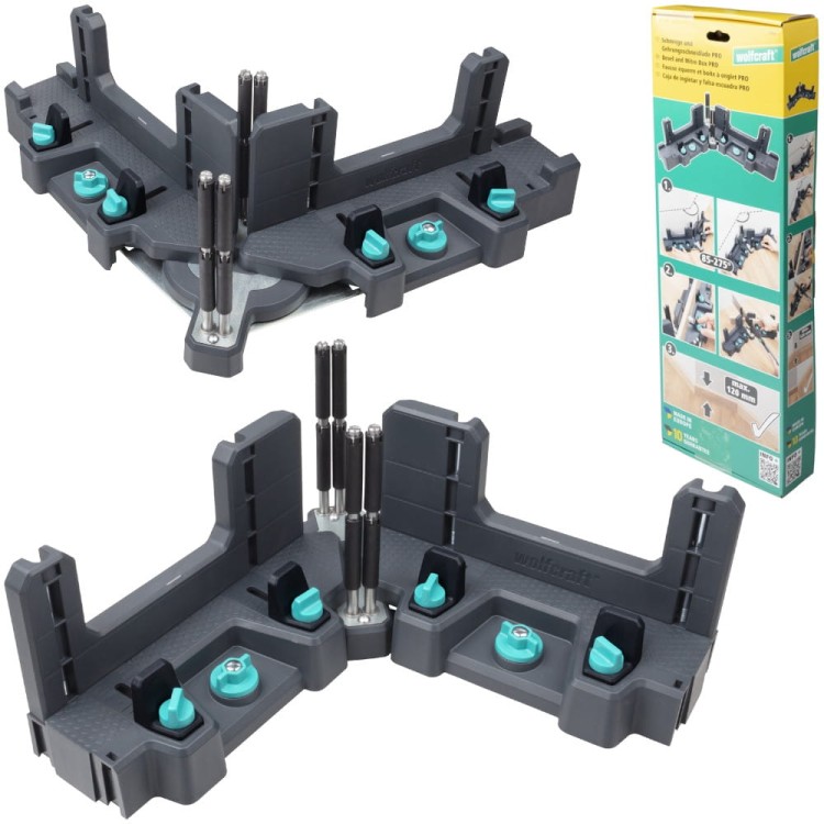 Regulowany przymiar i skrzynka uciosowa PRO Wolfcraft 6956000