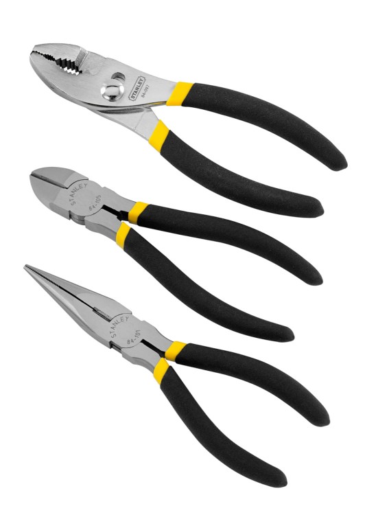 SL-0-84-114 Szczypce BASIC zestaw 3szt Stanley