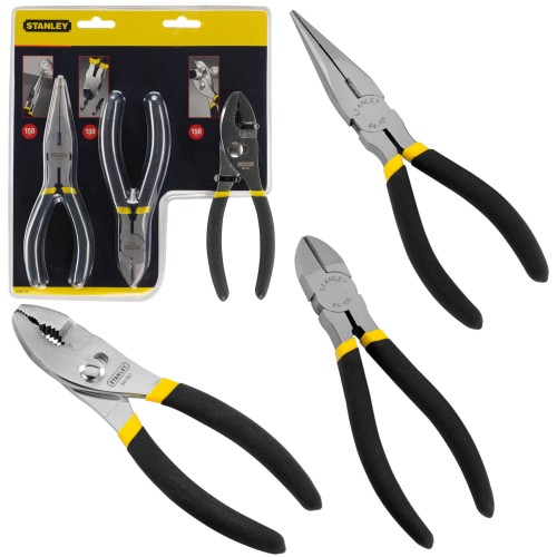 Szczypce BASIC zestaw 3szt Stanley SL-0-84-114