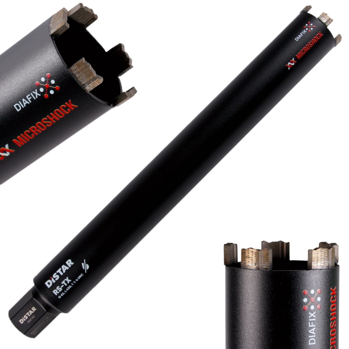 DiStar Wiertło diamentowe na sucho DDS-W RS-TX 62x450mm 1 1/4
