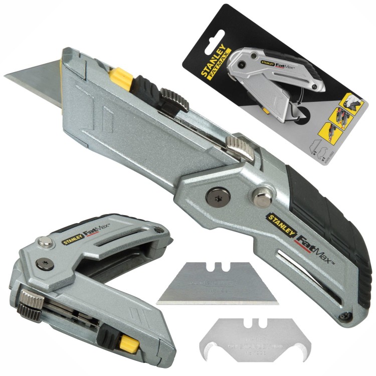 Nóż składany z podwójnym ostrzem 180mm Stanley XTHT0-10502
