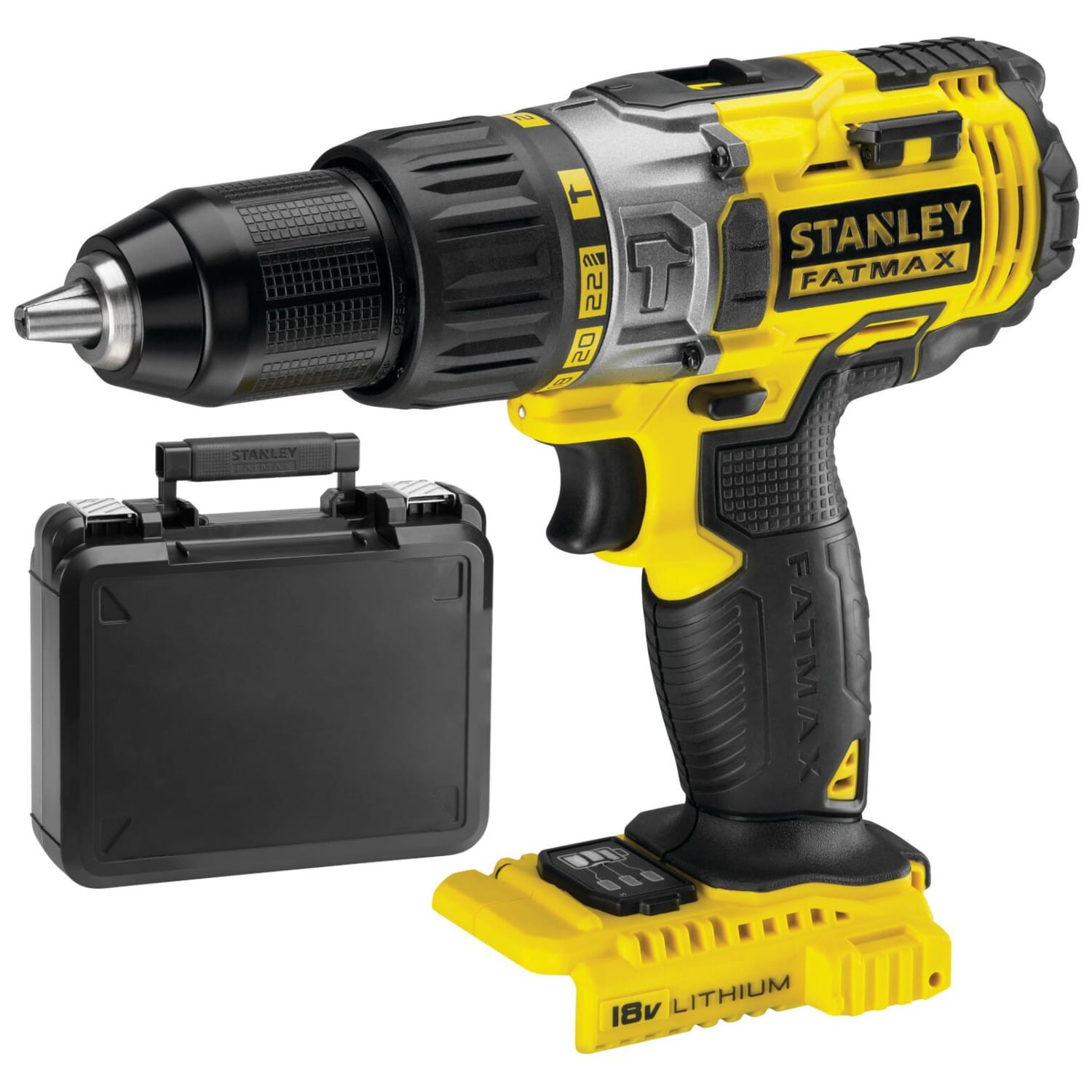 Wiertarko wkrętarka z udarem 18V 51.4Nm body walizka Stanley FMC625B