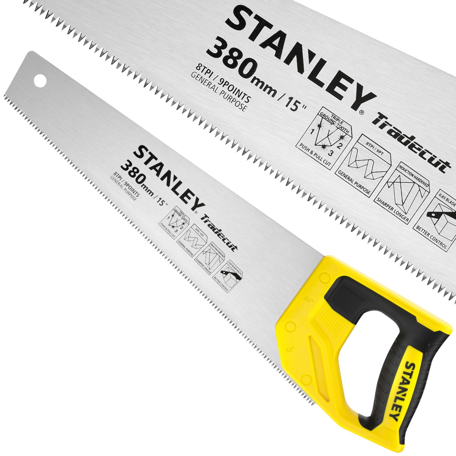 Piła ręczna TradeCut płatnica 380mm 7TPI Stanley STHT20348-1