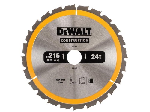 DEWALT DT1952 tarcza 216 x 30 mm 24T