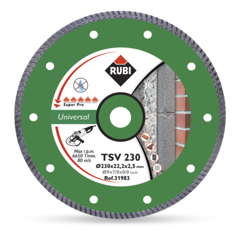 RUBI TSV 125 SUPERPRO tarcza diamentowa