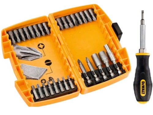 DEWALT DT71506 Zestaw bitów Ph, Pz, Torx + nadadki wkrętak etui
