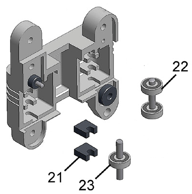 Komplet łożysk do przecinarek Kaufmann