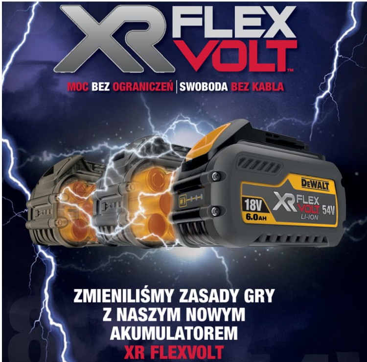DEWALT DCS398T2 Akumulatory FlexVolt 54V