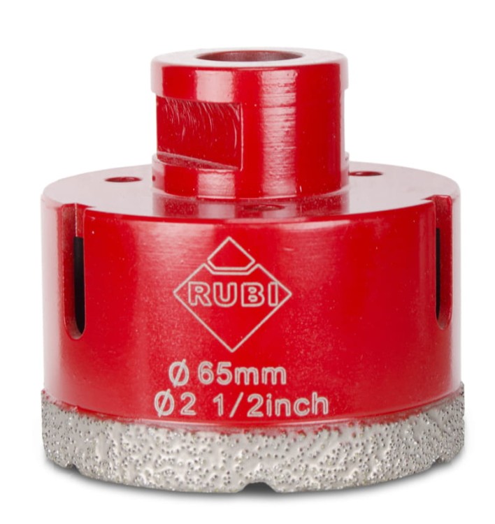 RUBI wiertło dry gres Ø 65 mm wiertło diamentowe na sucho