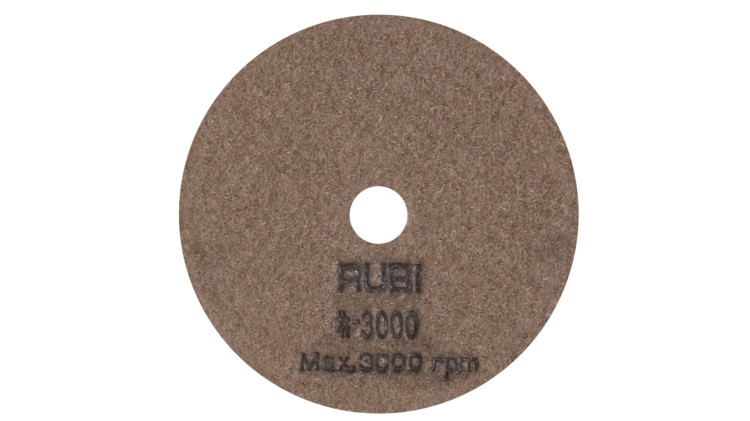 RUBI 62976 tarcza diamentowa do polerowania na sucho 100 mm gradacja 3000