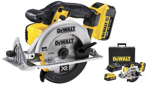  DeWalt DCS391M2 pilarka tarczowa akumulatorowa 18V 165mm 2x4,0Ah