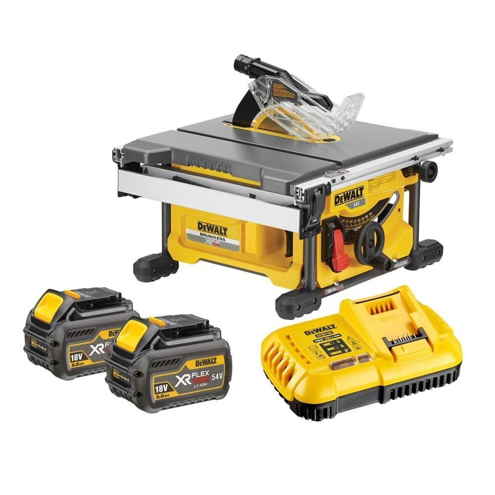 DEWALT DCS7485T2 pilarka stołowa akumulatorowa FlexVolt 54V + 2 x 6 Ah