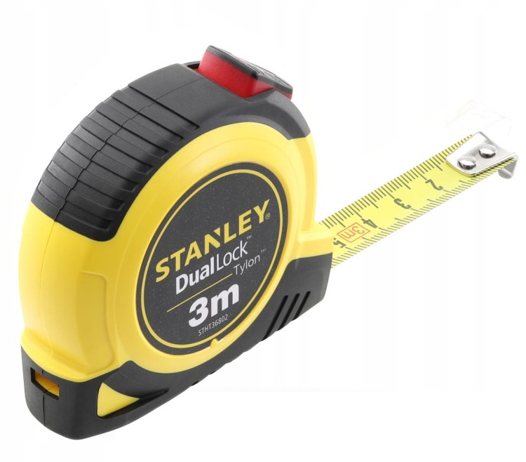 STANLEY STHT36802 MIARA ZWIJANA 3m TYLON DUAL LOCK