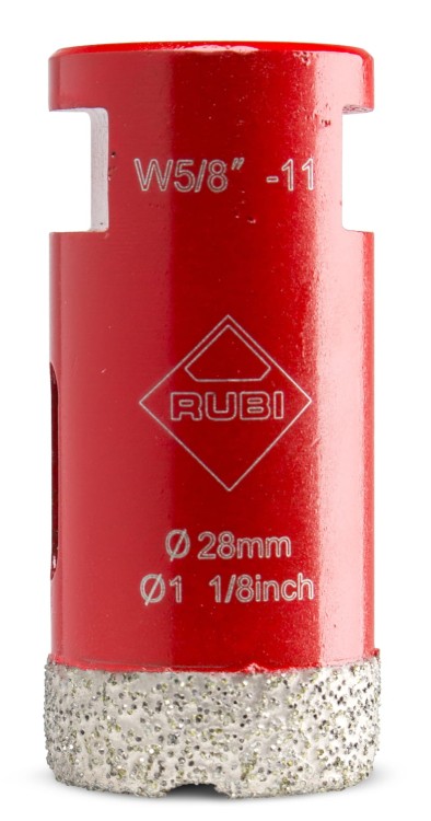RUBI wiertło dry gres Ø 28 mm wiertło diamentowe na sucho