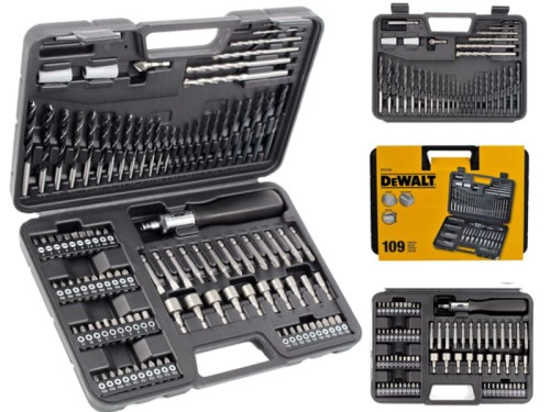 DEWALT DT0109 zestaw bitów i wierteł 109 sztuk
