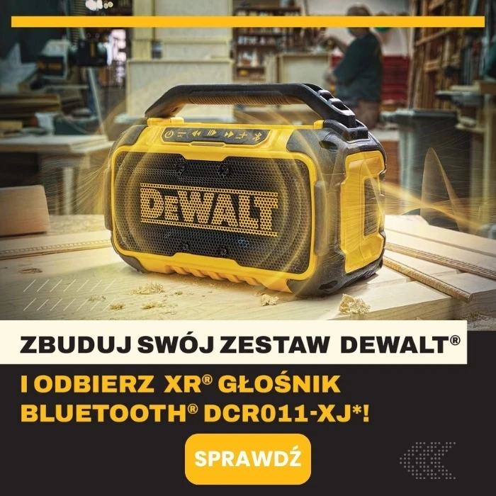 Promocja na głośnik DeWALT