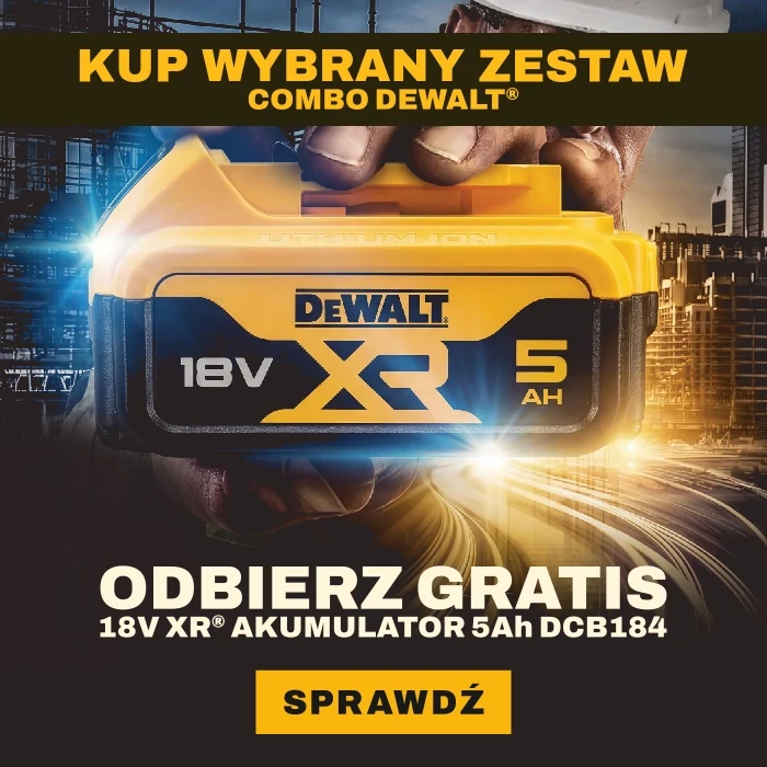 Promocja Dewalt - Akumulator 5Ah GRATIS