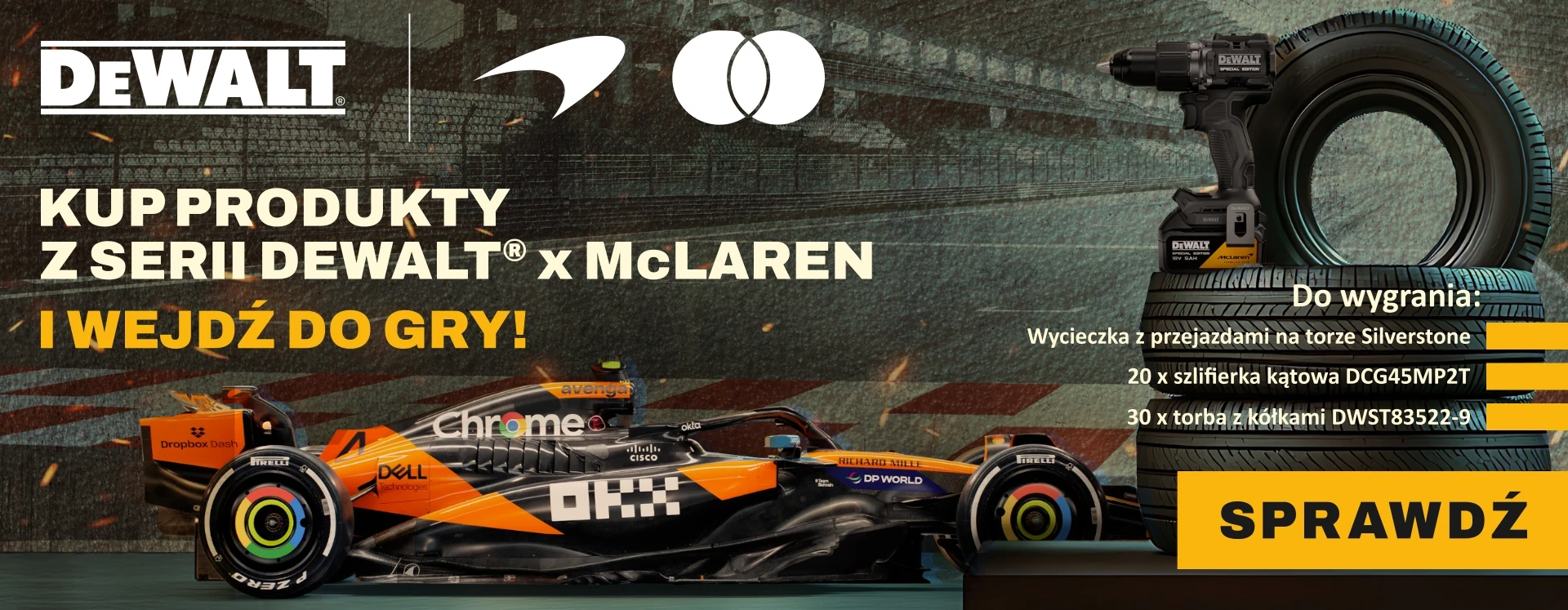 Promocja Dewalt x McLaren
