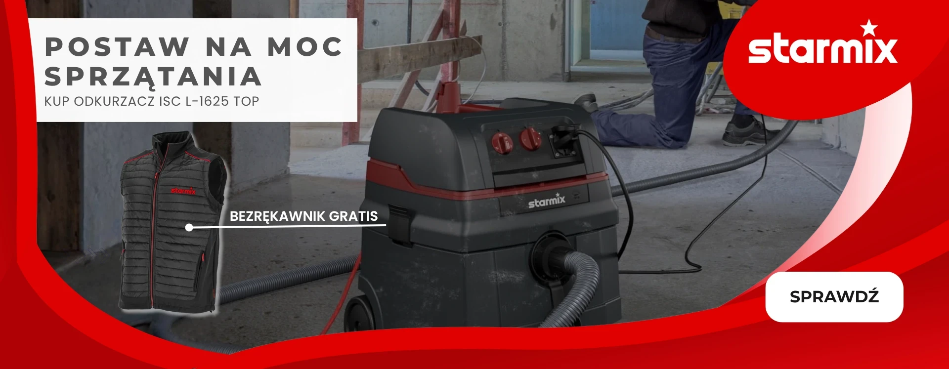 Odkurzacz ISC L-1625 TOP + GRATIS