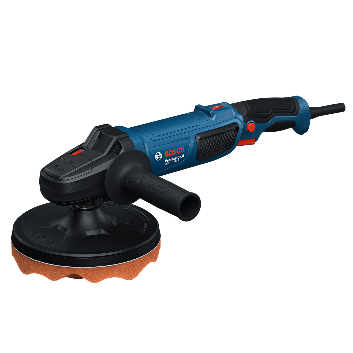 Polerka sieciowa 180mm 1100W + akcesoria Bosch GPO 11-180 S