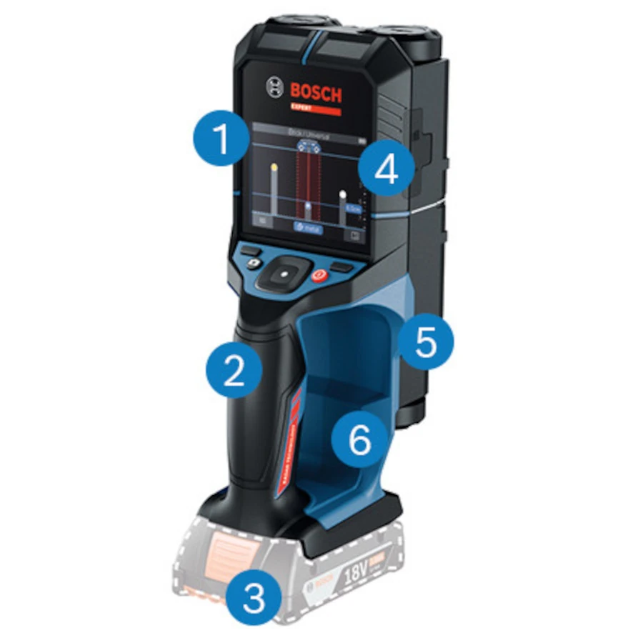 zalety detektora Bosch EXPERT D-tect 18V-200-17C