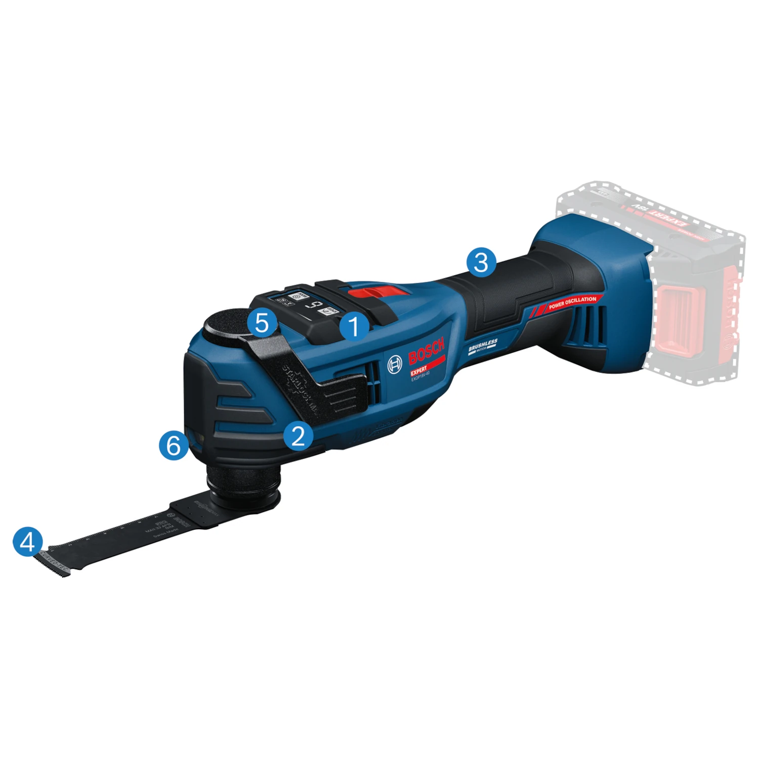 zalety narzędzia wielofunkcyjnego Bosch EXPERT EXOP18V-40