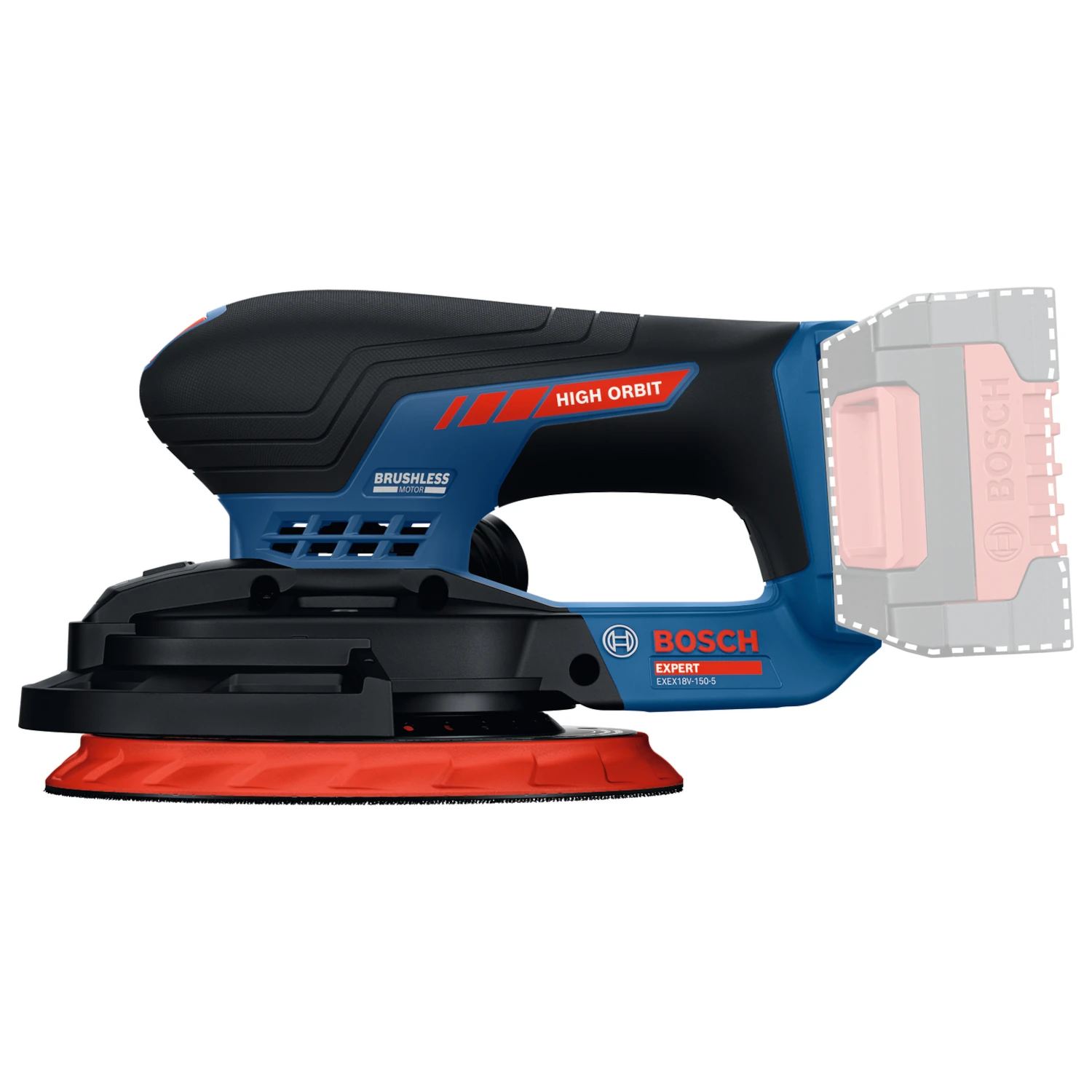 Szlifierka mimośrodowa 18V 150mm L-BOXX Bosch 0601372900